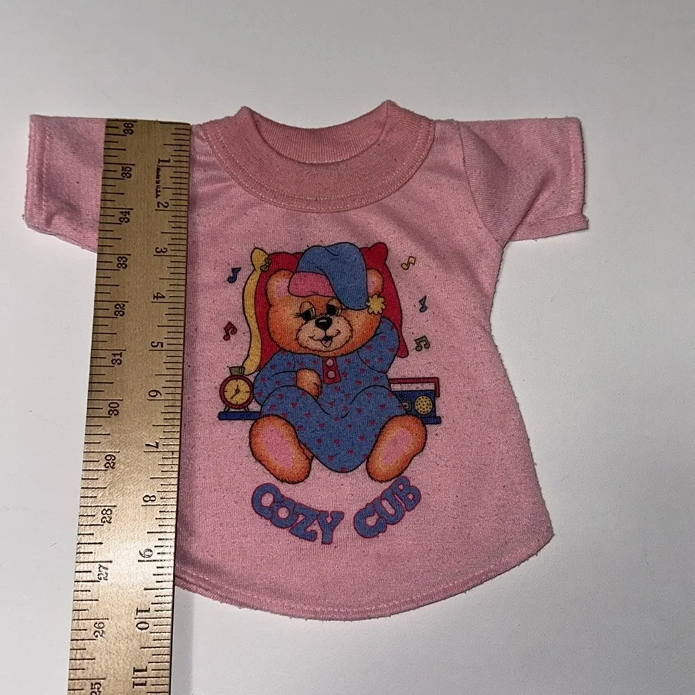 1980s VINTAGE DOLL TEDDY BEAR SHIRT
